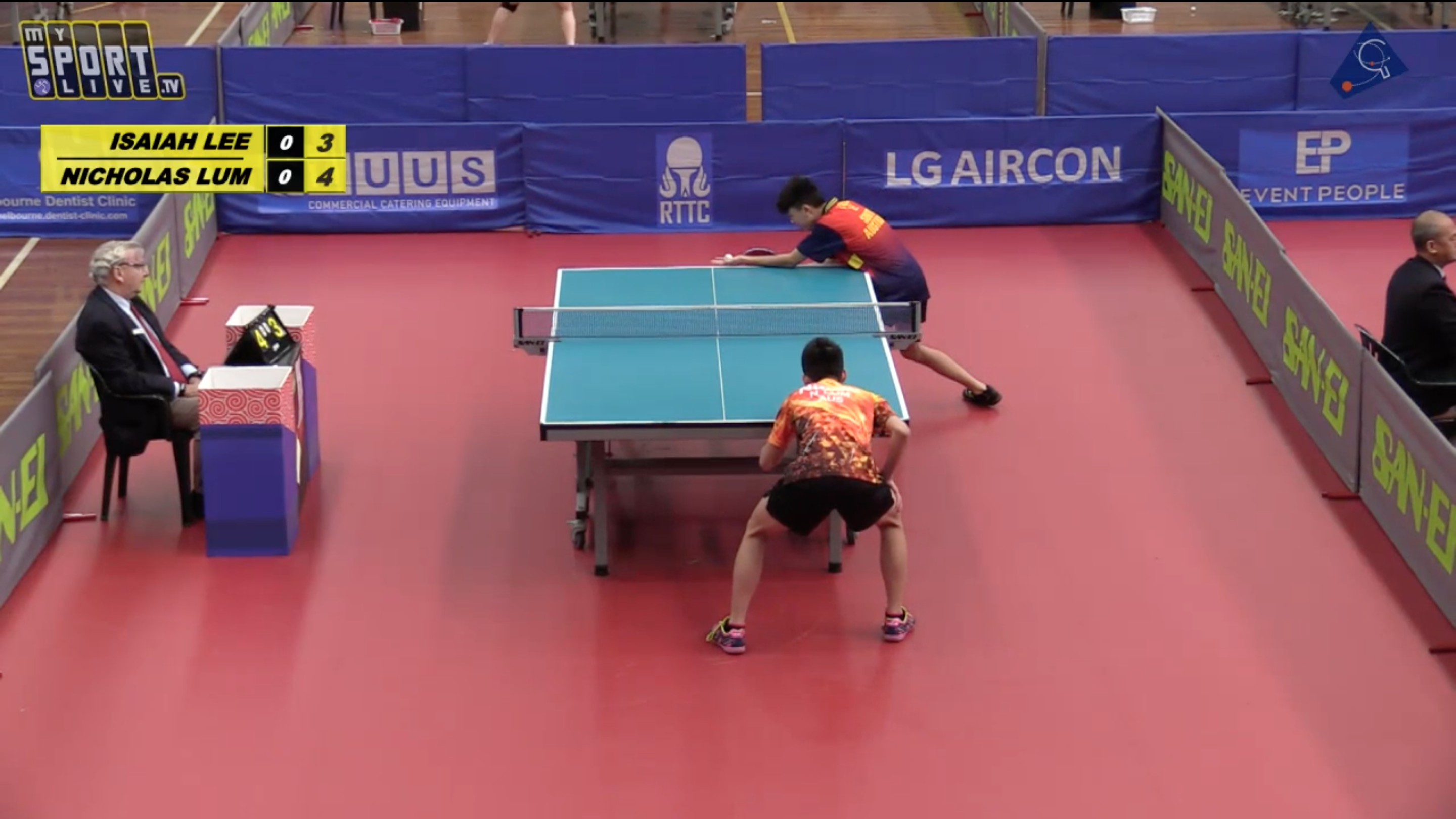 SAT TABLE 1: 2019 National Junior TT Championships