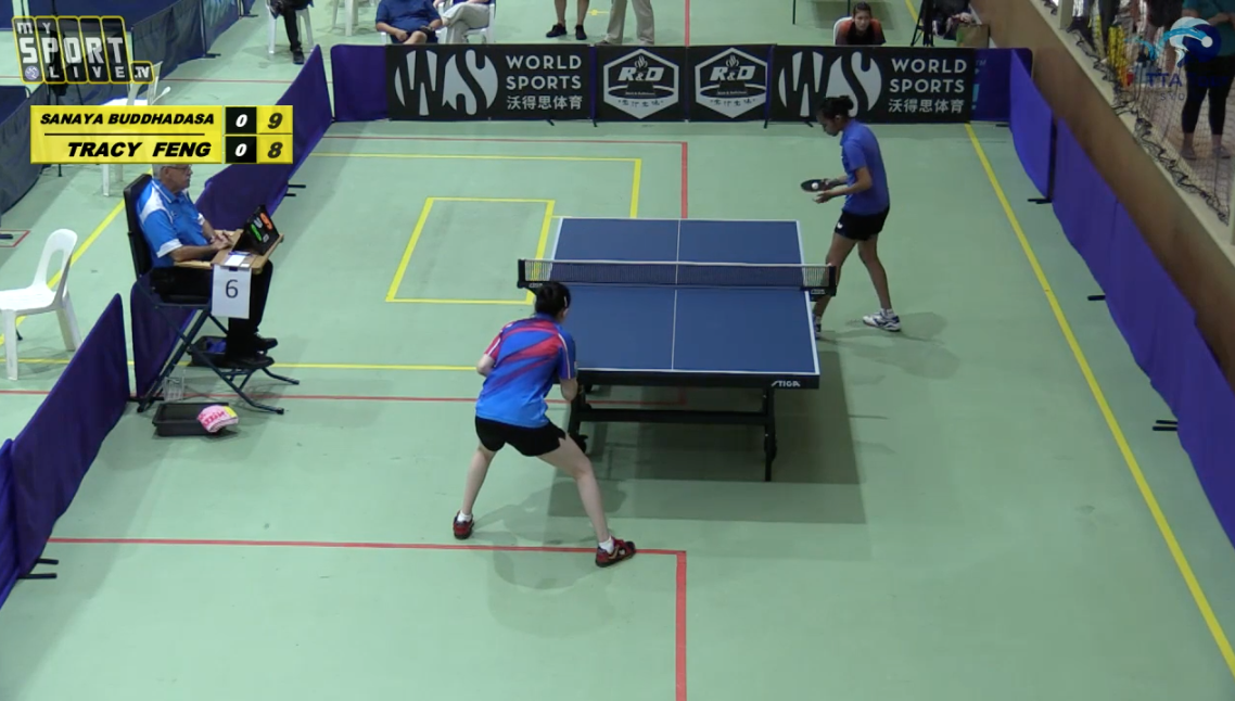 Sanaya Buddhadasa v Tracy Feng - Women's Single Final (+end of Hu v Lee Semi)