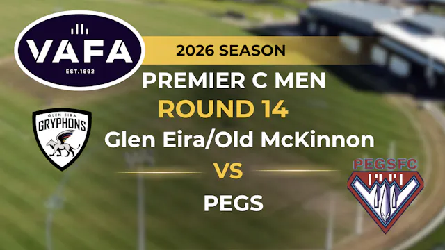VAFA 2026 R14 PREM C Men's Glen Eira ...