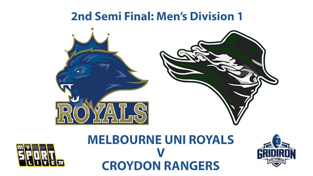 2nd Semi: GV Mens Division 1 - Royals...