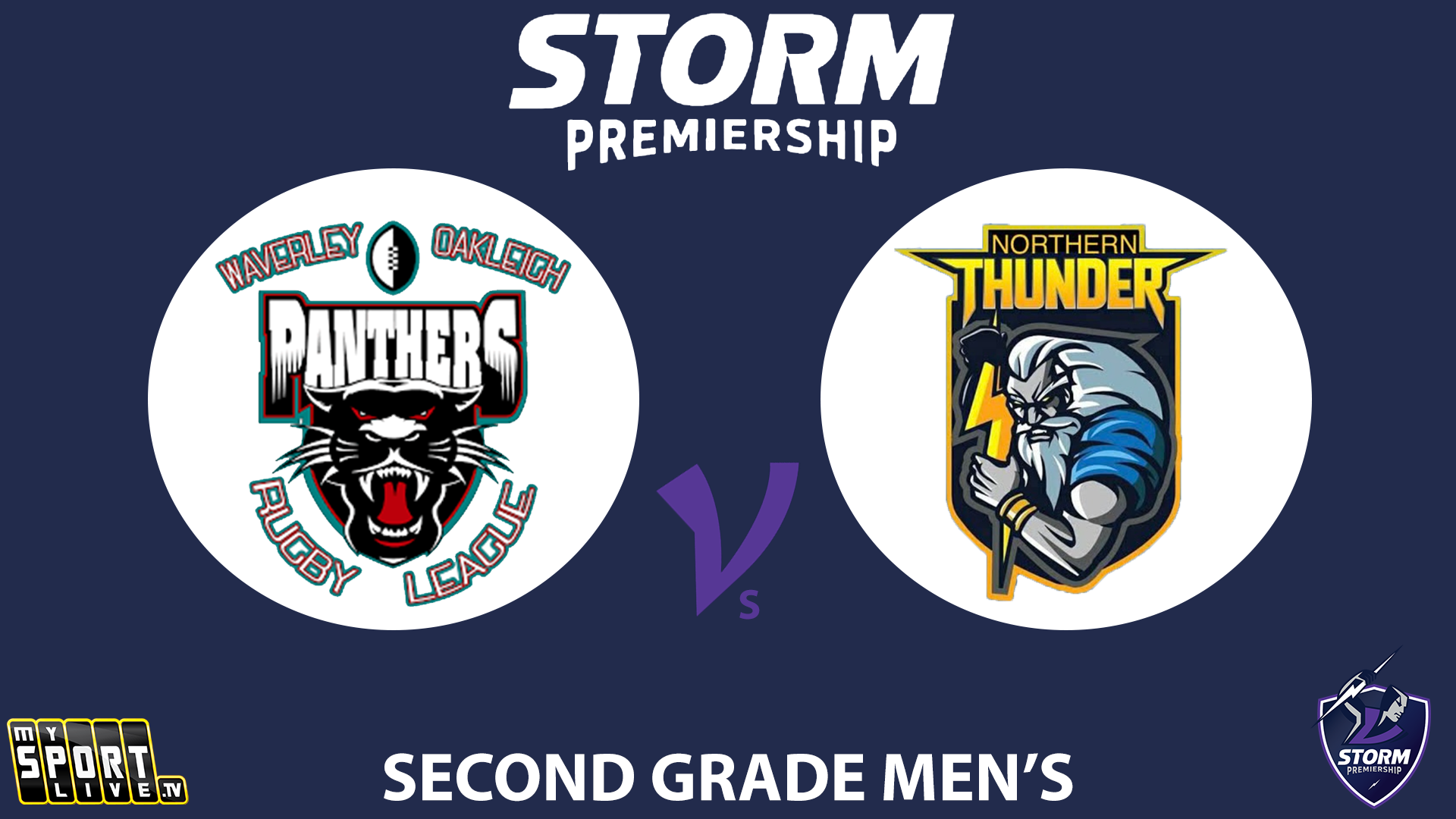 H2 2024 R11 Second Grade Men's: Waverley Panthers vs. Northern Thunder