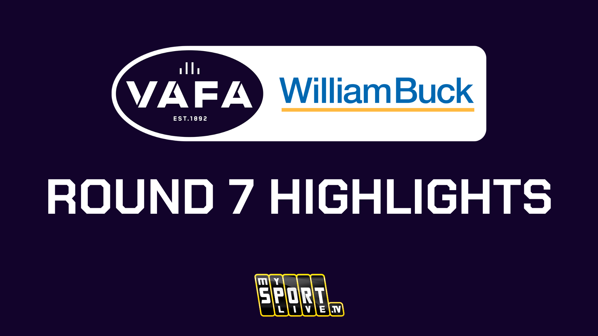 2023 VAFA Round 7 Highlights