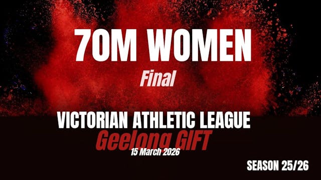 Geelong Gift - 70m Women - Final