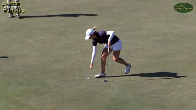 Stephanie Kyriacou sinks a birdie on ...