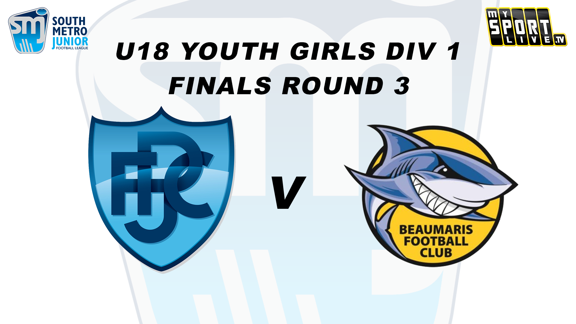 2024 SMJFL Finals Round 3 - U18 Girls Division 1 Prahran vs. Beaumaris