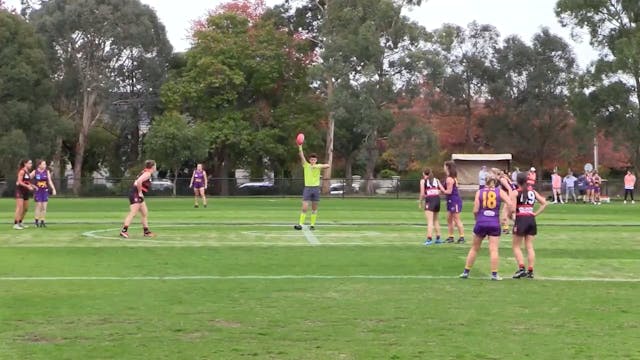 2023 RD1 PREM W Old Xaverians vs. Col...