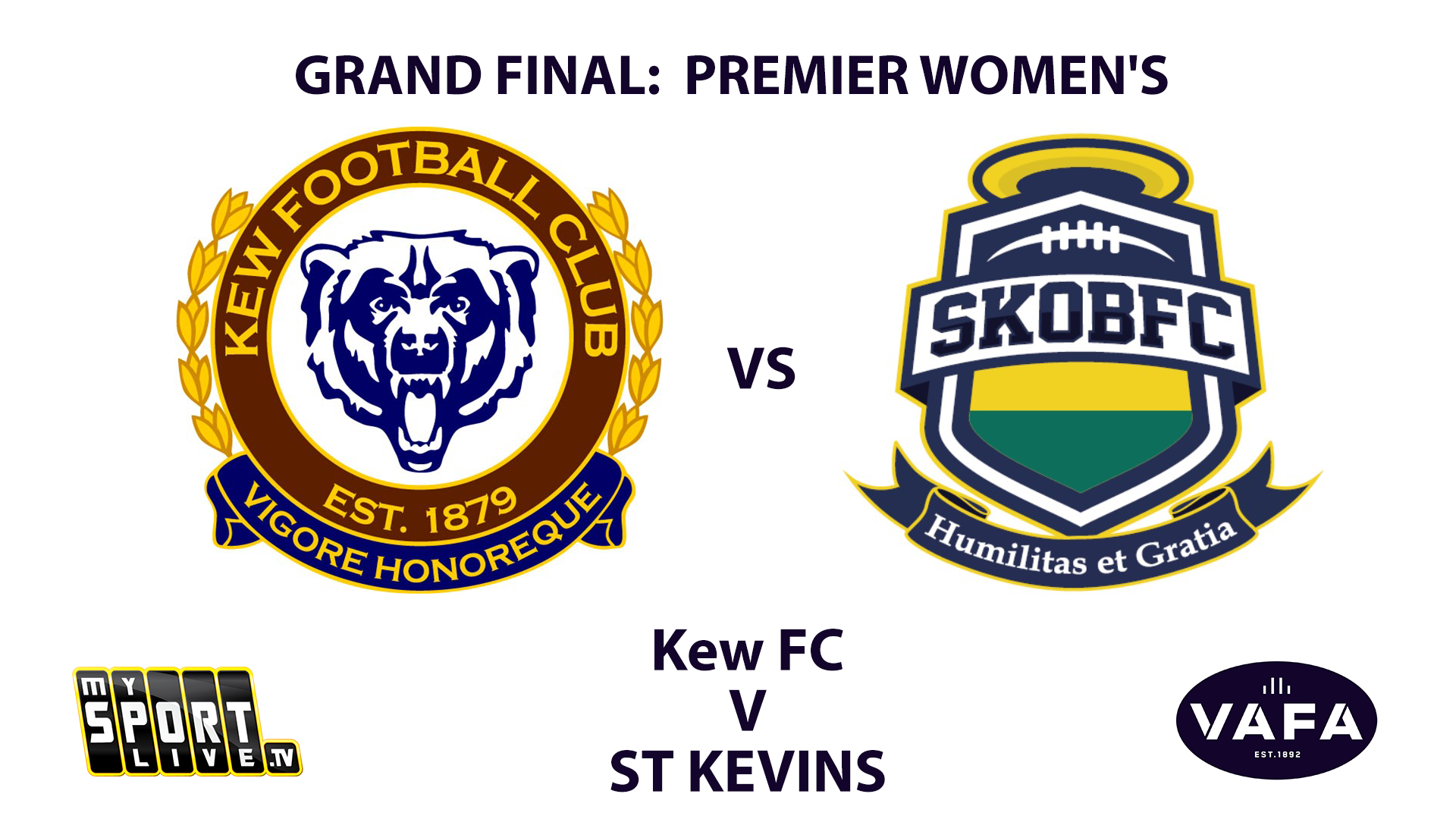 2023 VAFA PREM Women's Grand Final Highlights Kew FC vs St Kevins