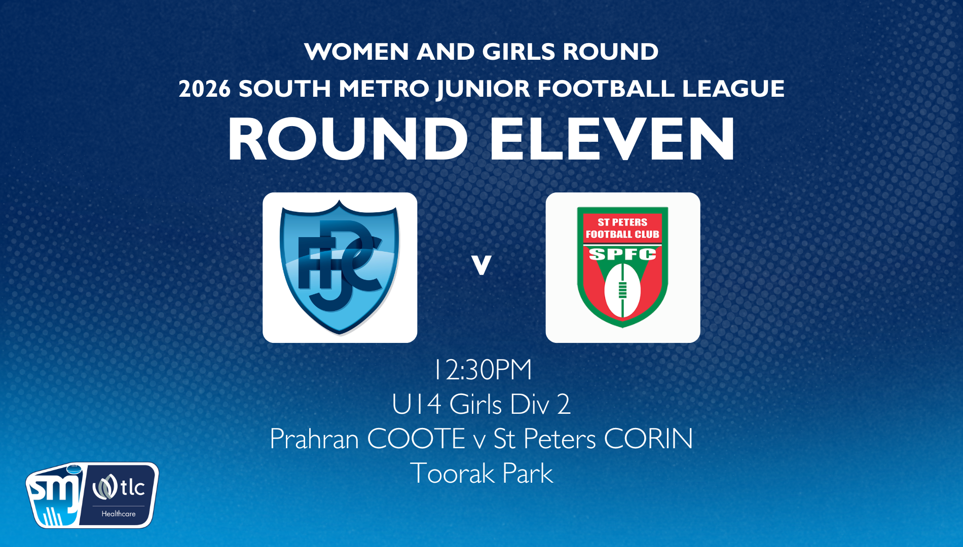 SMJFL R11: U14 Girls - Prahran v St Peters