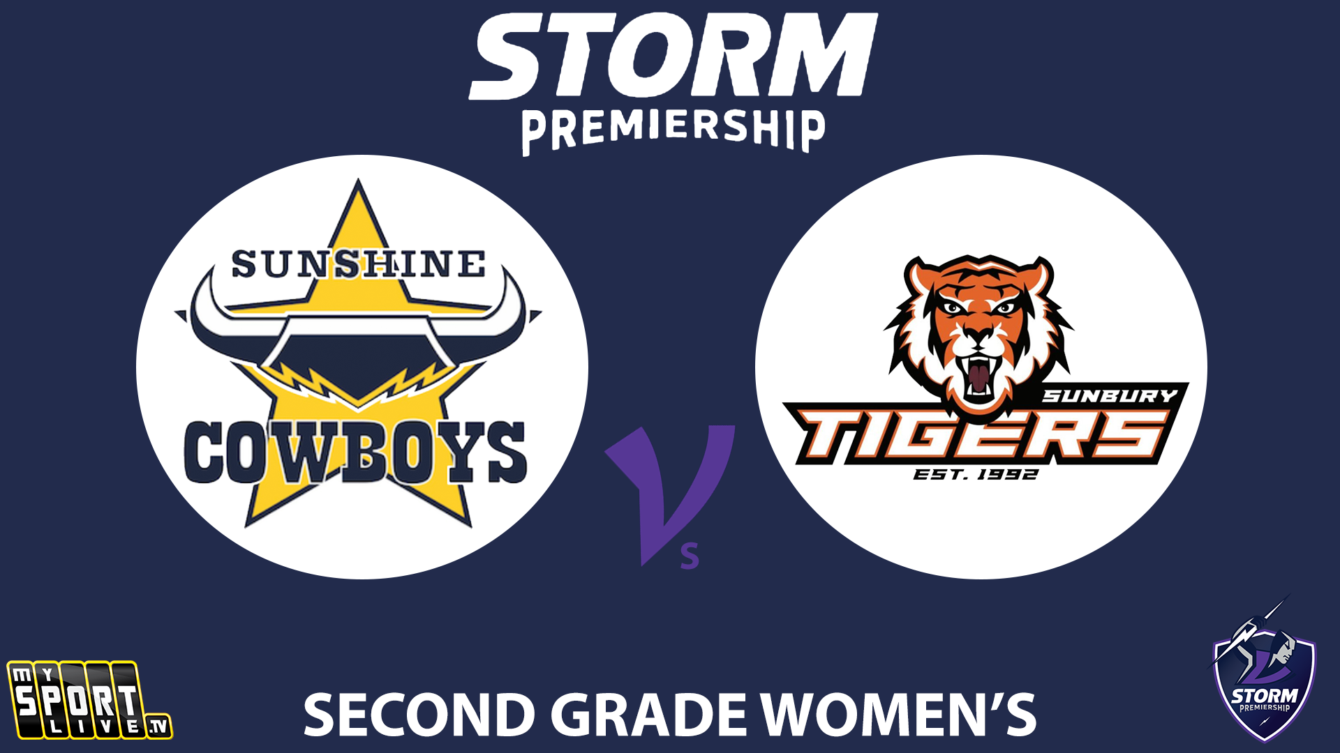 H1 2025 RD10 Second Grade Women - Sunshine Cowboys vs Sunbury Tigers 