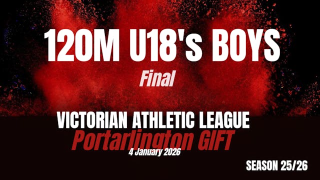 Portarlington Gift 120M U18 Boys Finals