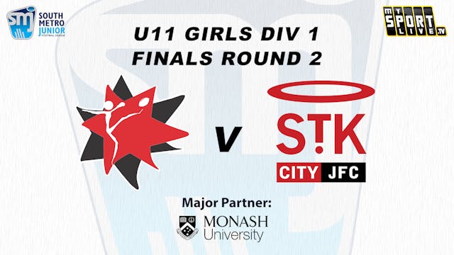 Finals RD 2 - U11 Girls Div 1 2025