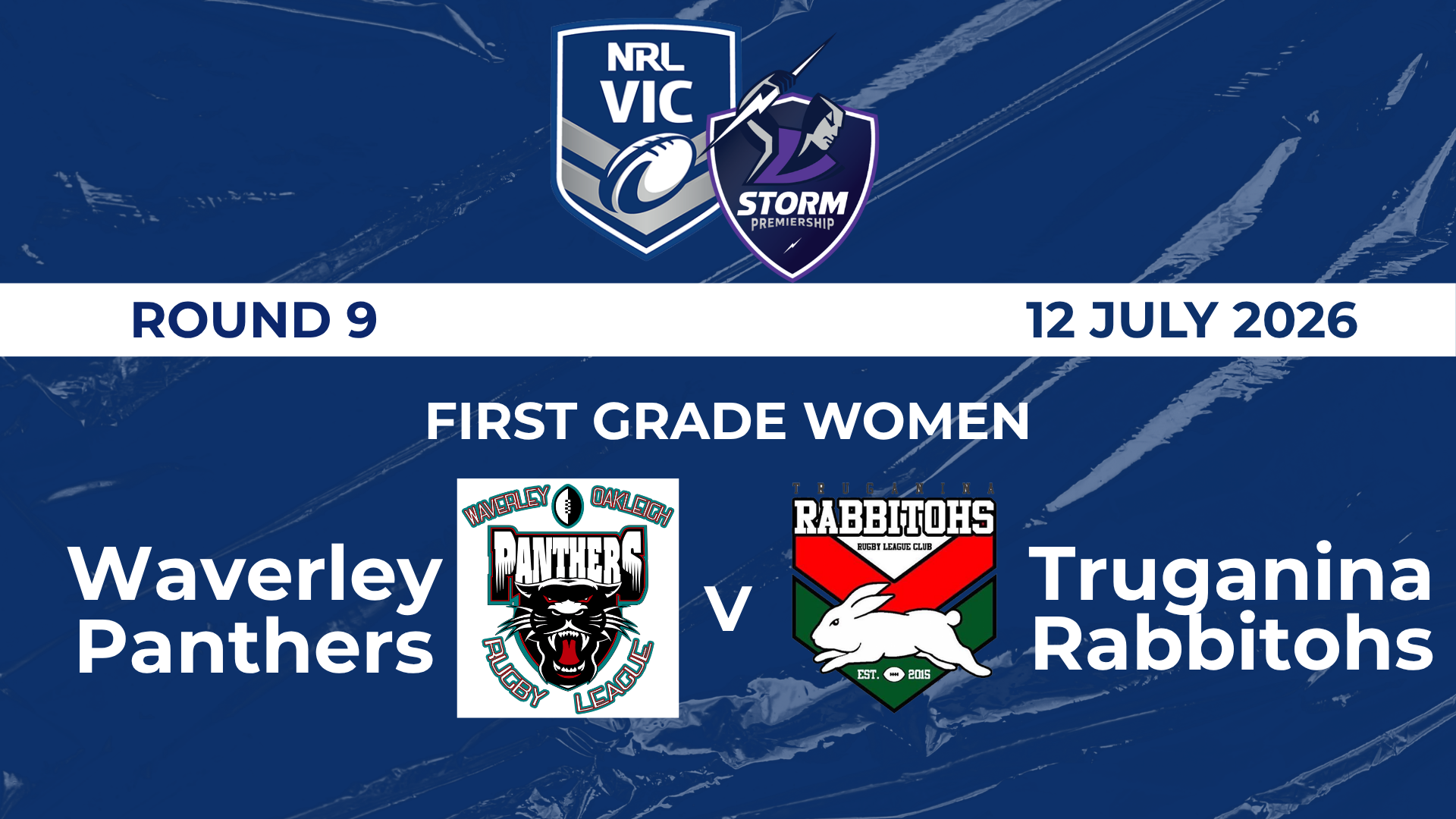 H2 2026 R9 First Grade Women Waverley Panthers V Truganina Rabbitohs