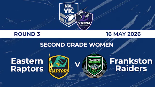 NRL R3: SGW - Eastern Raptors v Frank...
