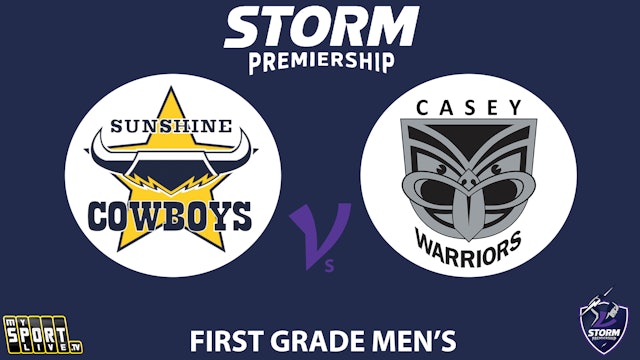 2024 R6 First Grade Men: Sunshine Cowboys v Casey Warriors