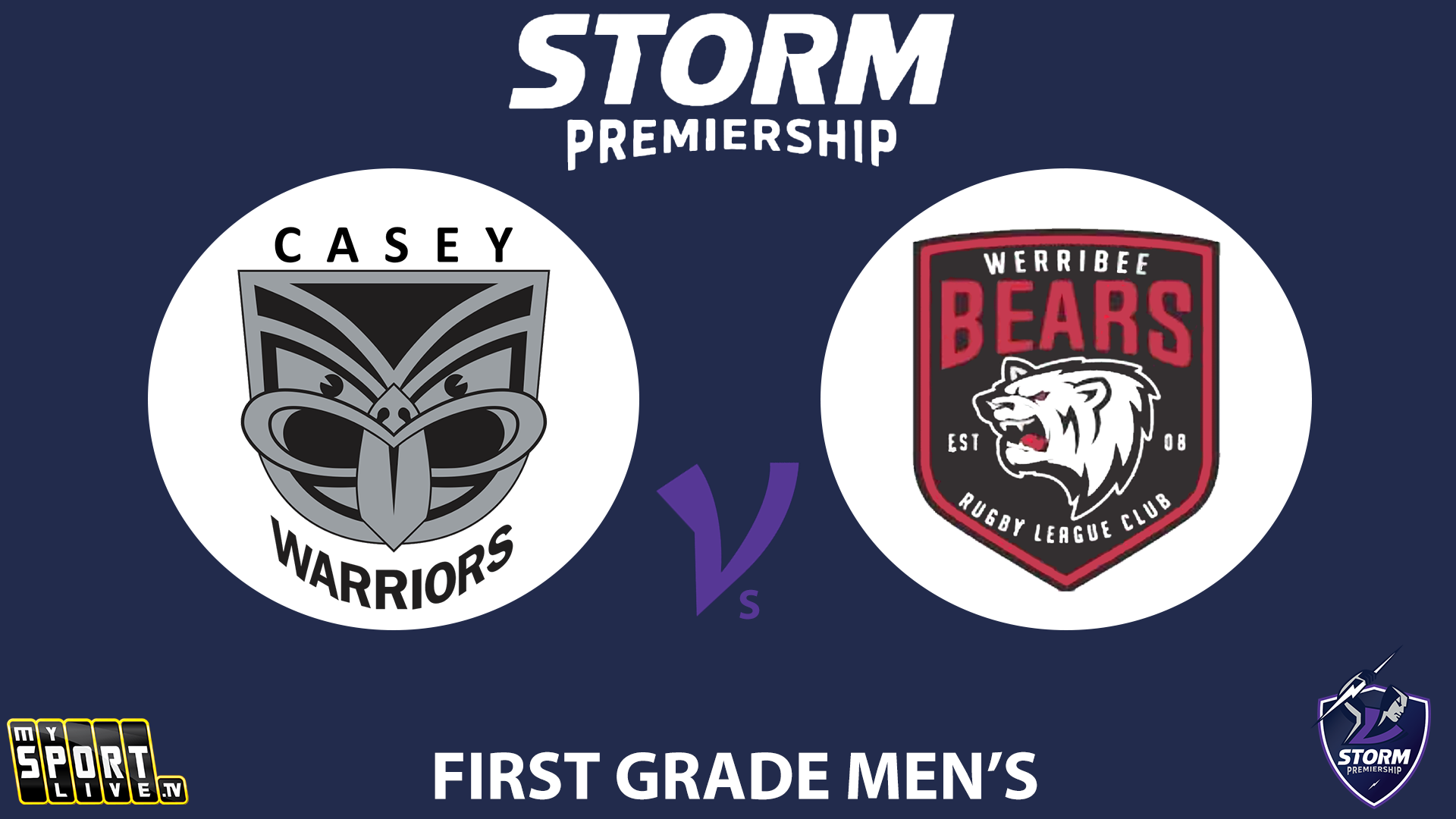 H1 2024 R10 First Grade Men's: Casey Warriors vs. Werribee Bears