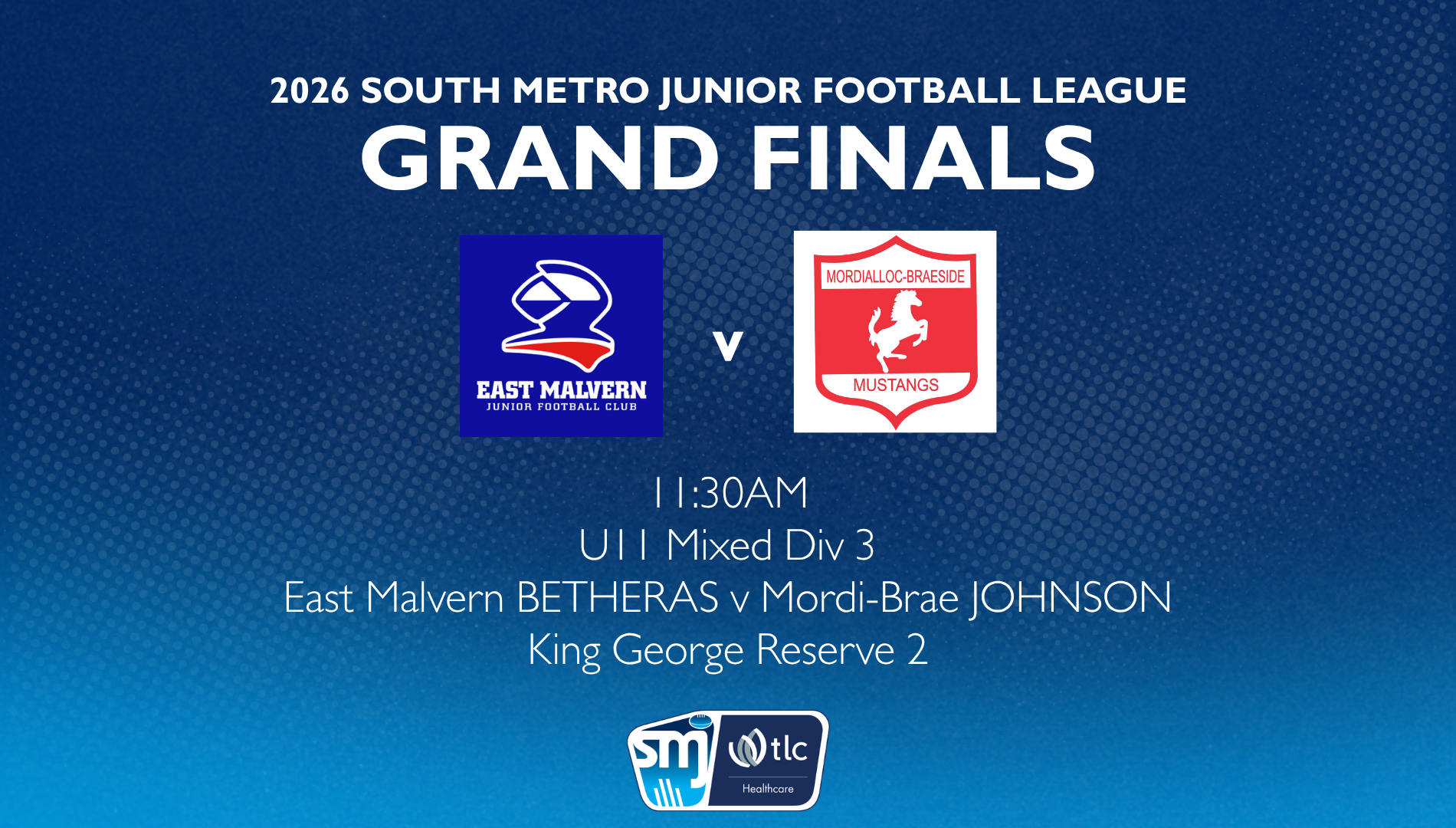 SMJFL GF: U11 Mixed Div 3 – East Malvern v Mordi-Brae