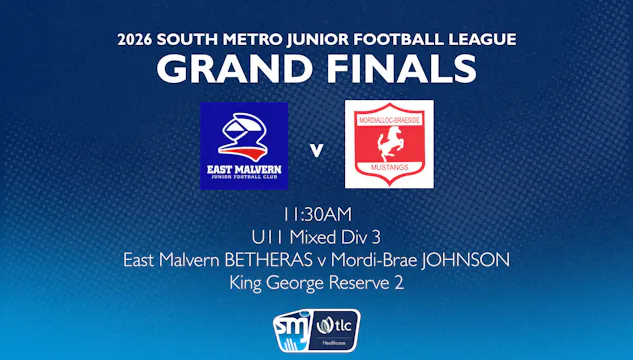 SMJFL GF: U11 Mixed Div 3 – East Malv...