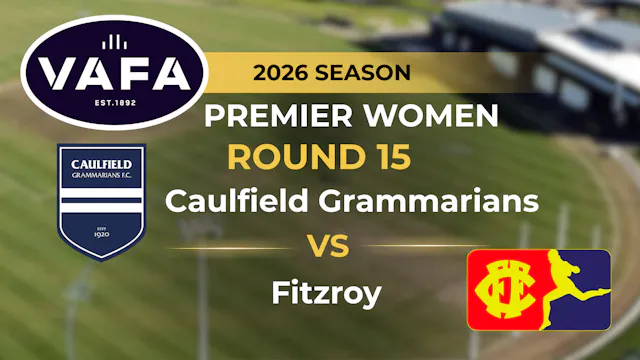 VAFA 2026 R15 PREM Women's Caulfield ...