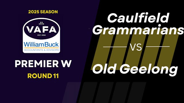 RD11 PREM W Caulfield Grammarians vs....