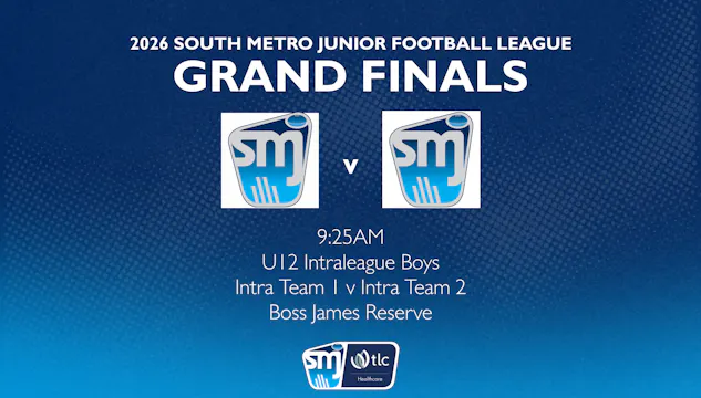 SMJFL GF: U12 Intra Boys - SMJFL v SMJFL