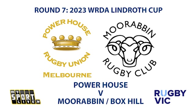 R8: 2023 WRDA LINDROTH CUP - Power House v Moorabbin / Box Hill