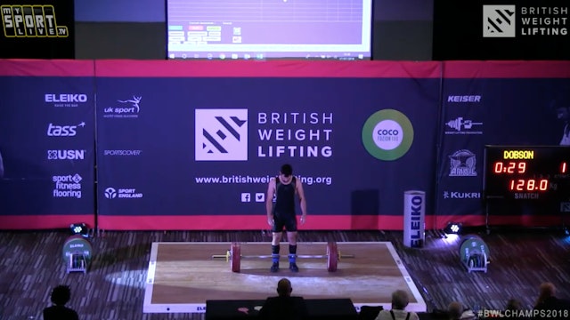 2018 British Weightlifting Championships - Men's 85kg Weightlifting