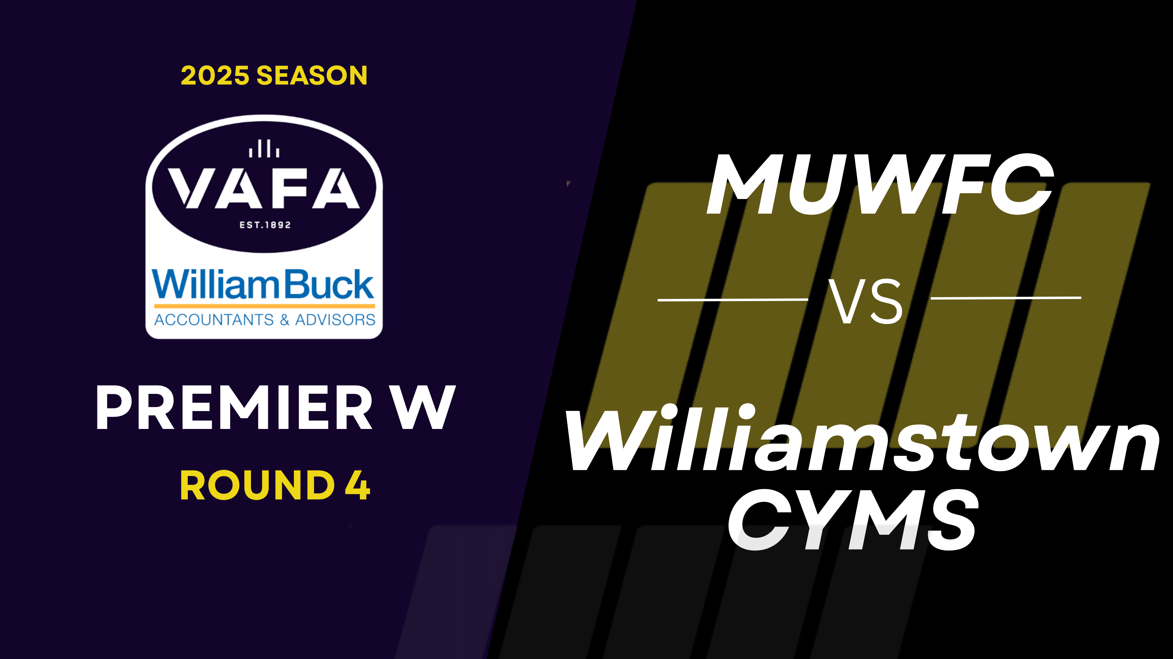 RD4 PREM W MUWFC vs.Williamstown CYMS
