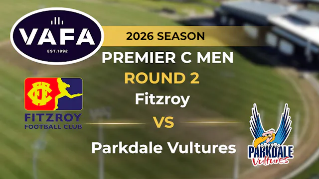 VAFA 2026 R2 PREM C Men's Fitzroy v P...