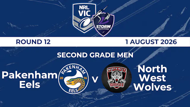 H2 2026 R12 Second Grade Men Pakenham...