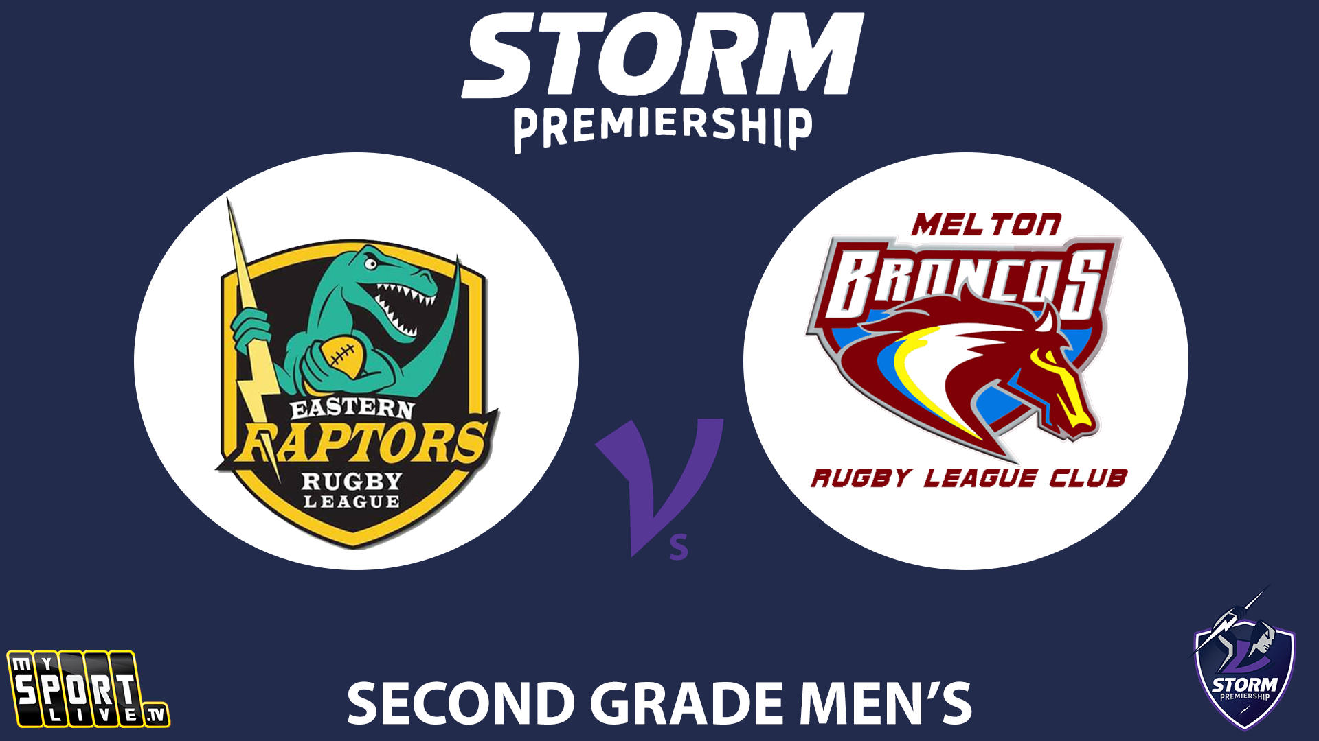 H1 2024 R4 Second Grade Men's: Eastern Raptors v Melton Broncos