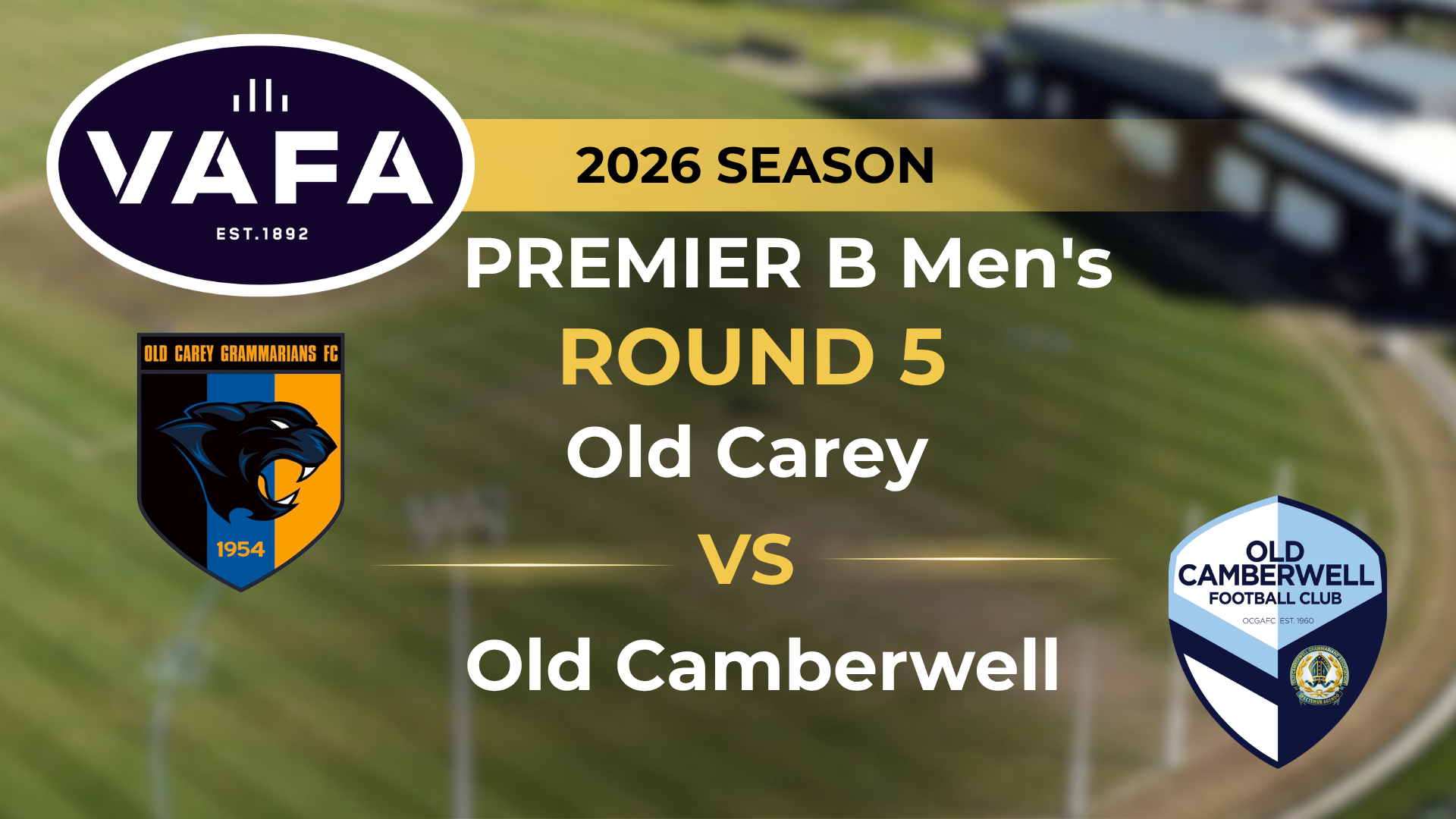 VAFA 2026 R5 PREM B Men’s Old Carey V Old Camberwell