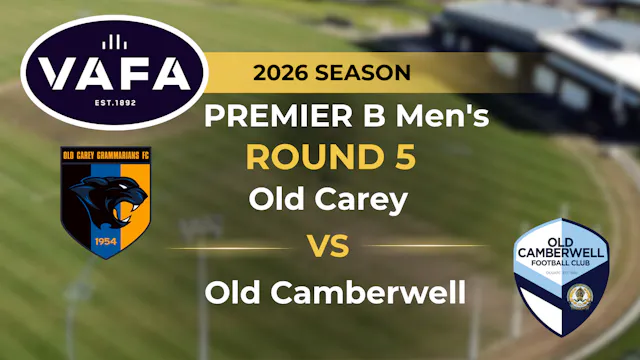 VAFA 2026 R5 PREM B Men’s Old Carey V...