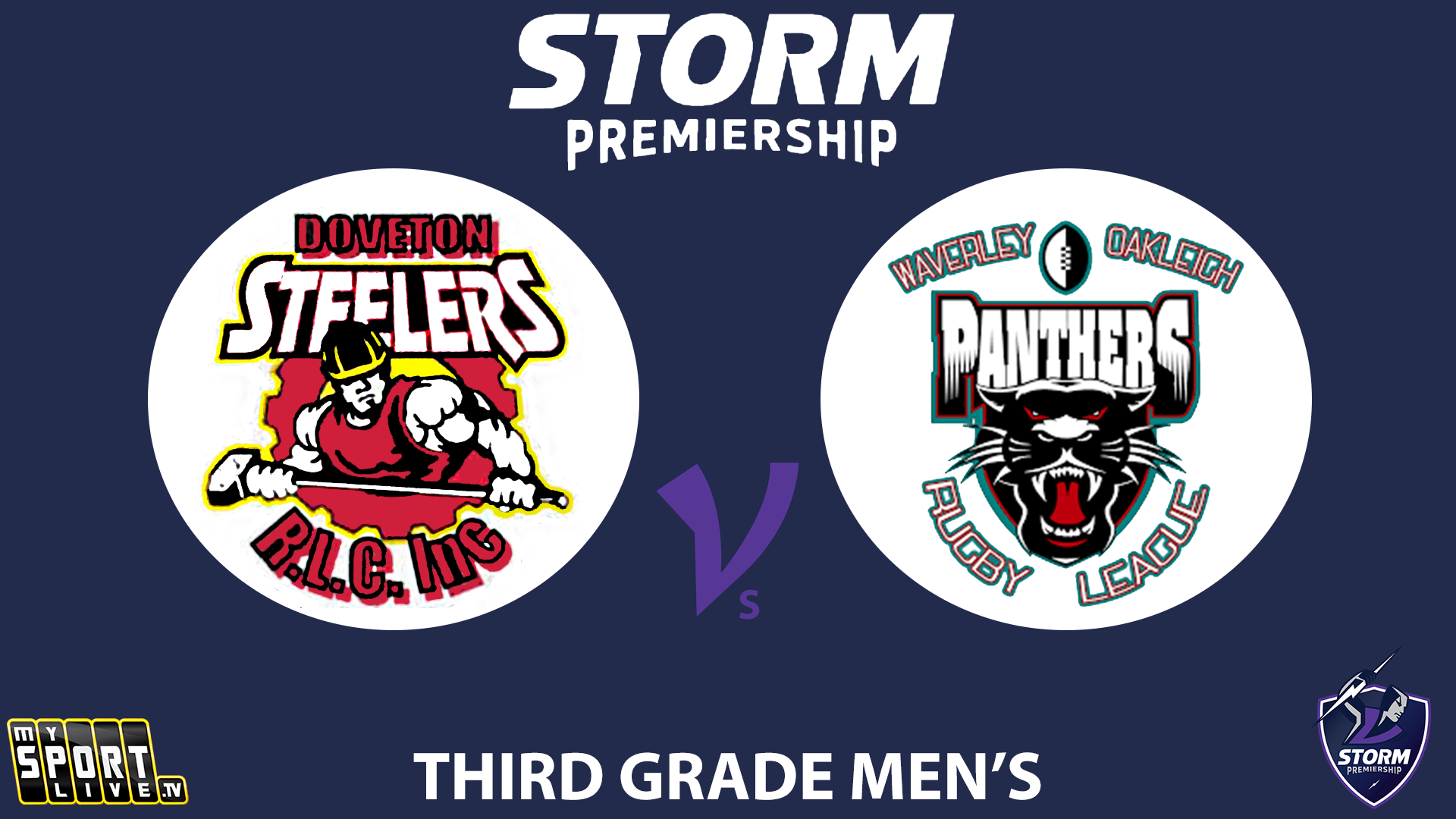 H1 2025 RD7 Third Grade Men - Doveton Steelers vs. Waverley Panthers