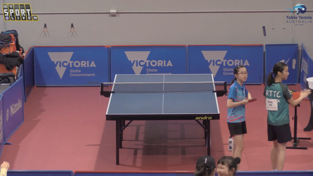 Hopes Girls' Singles Daisy Xie (NSW) vs. Lily Zhang (NSW)