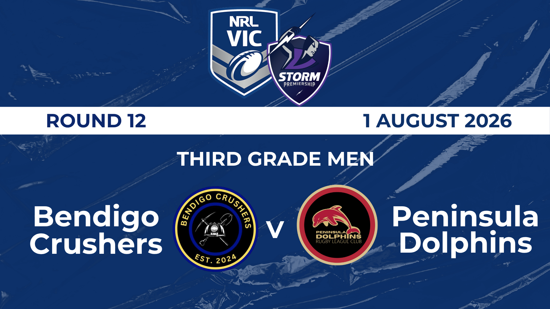 NRL R12: TGM - Bendigo Crushers v Peninsula Dolphins