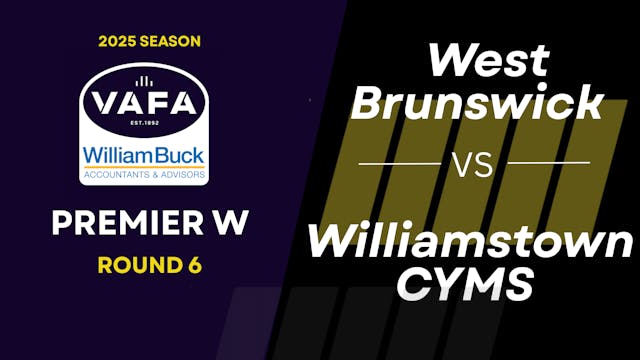 RD6 PREM W West Brunswick vs. William...