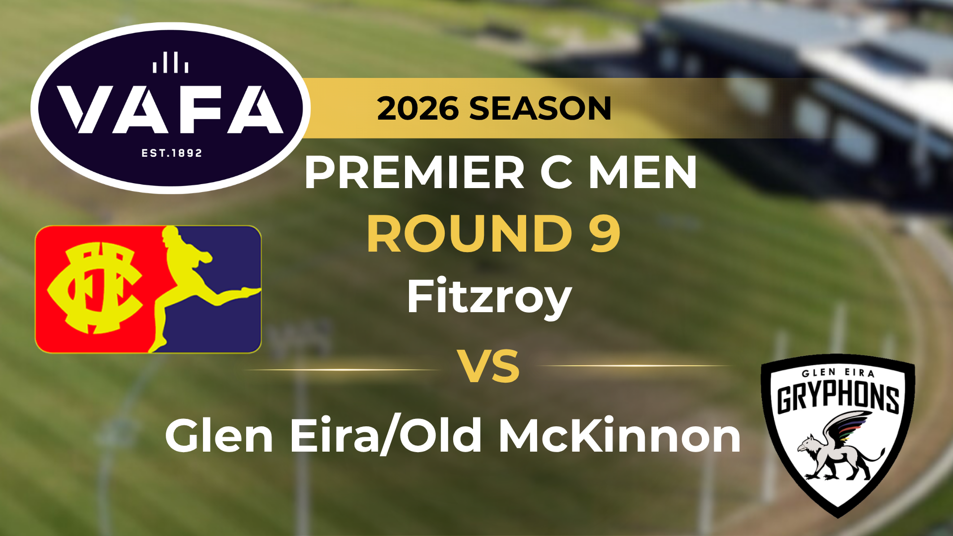 VAFA 2026 R9 PREM C Men's Fitzroy V Glen Eira