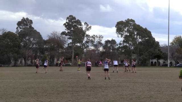 2022 RD8 PREM W Old Xaverians vs. Mel...