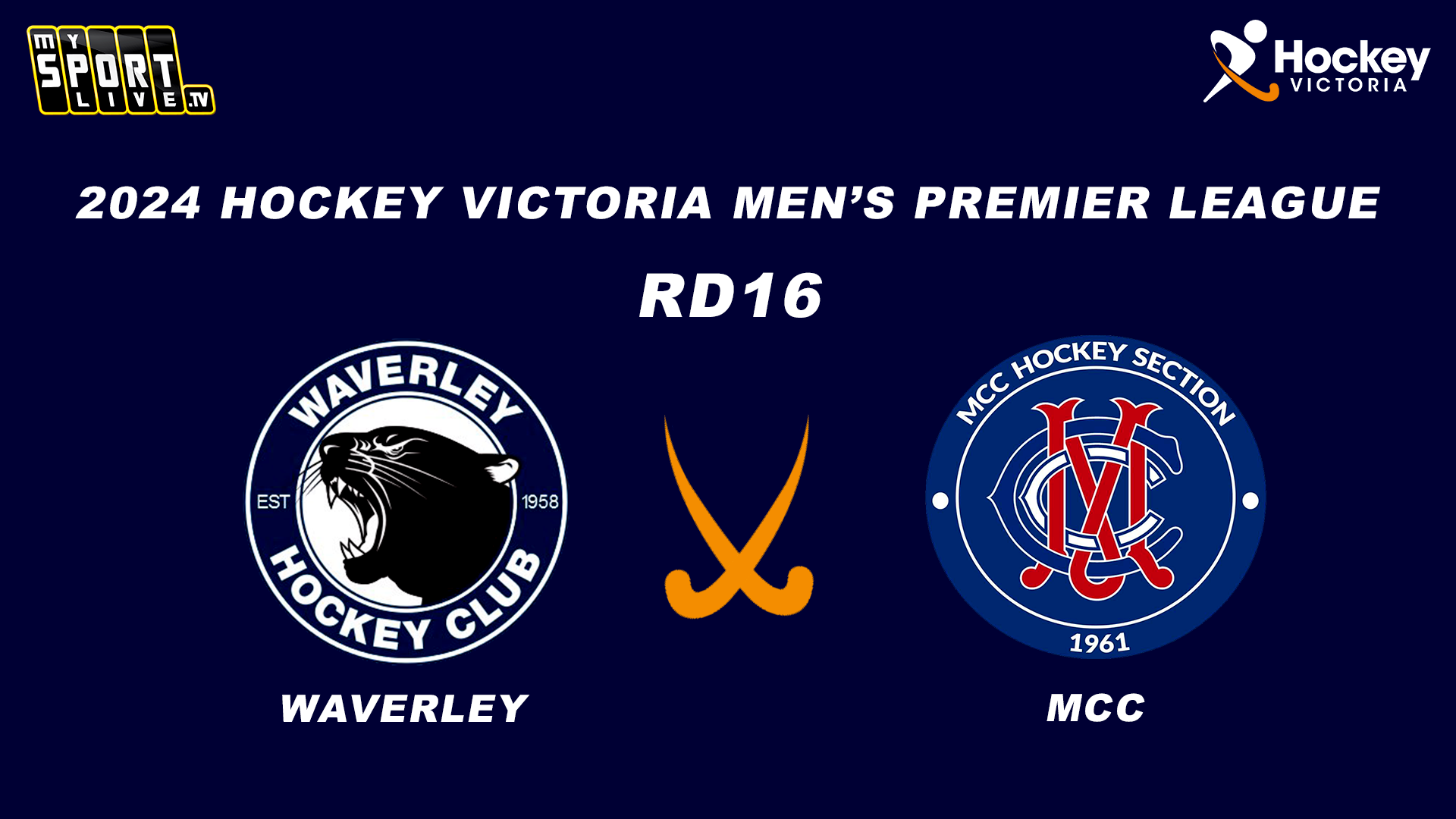 2024 HV Men's Premier League RD16 - Waverley v MCC