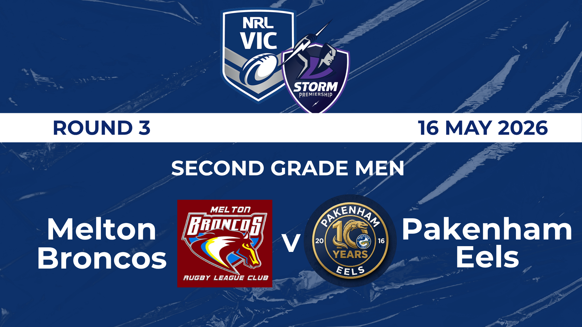 H1 2026 R3 SGM Melton Broncos V Pakenham Eels
