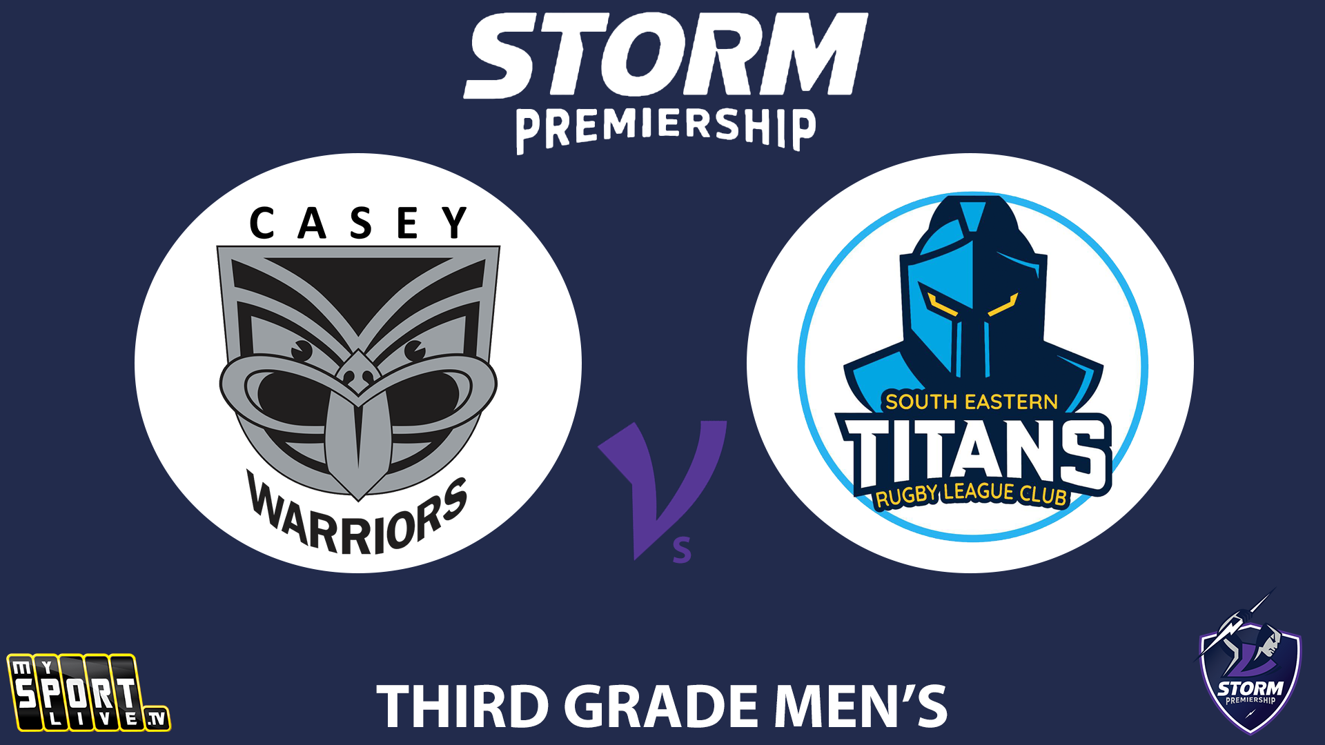 H1 2024 RD1 Third Grade Men’s: Casey Warriors vs South Eastern Titans
