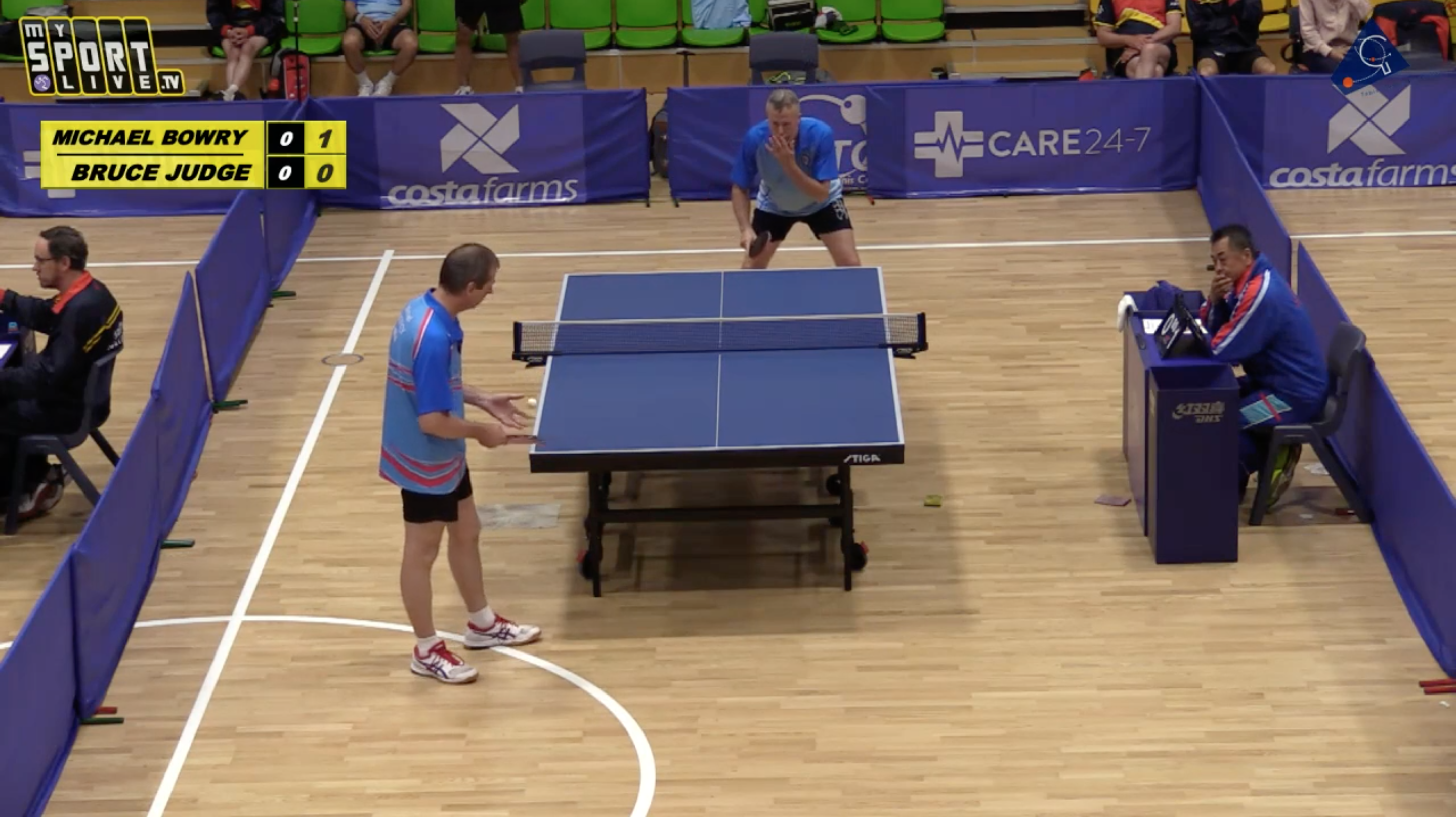 Table 1 - WED: 2019 Australian Veterans TT Championships