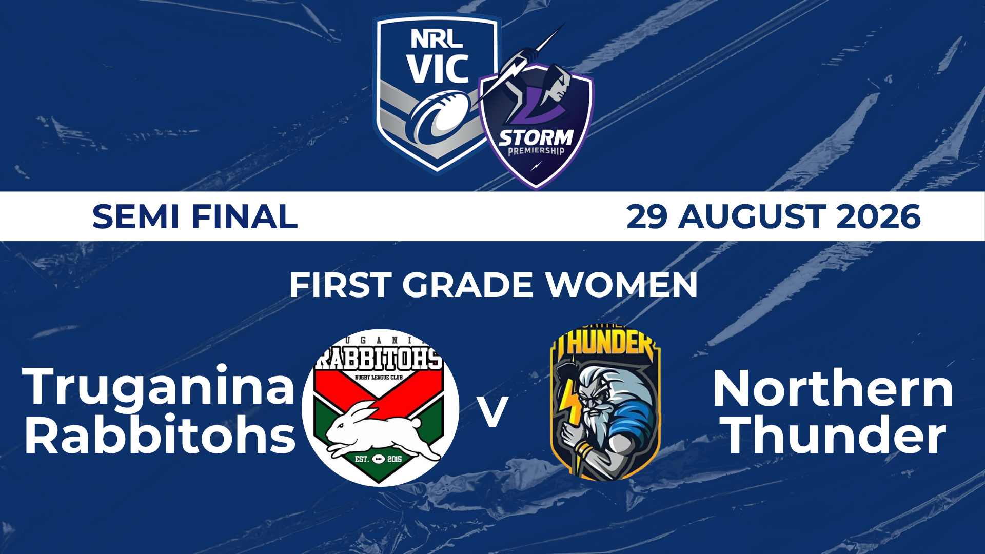 H2 2026 SF First Grade Women Truganina Rabbitohs V Northern Thunder