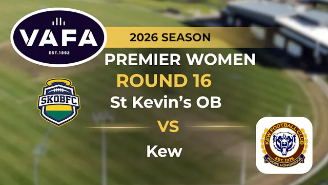 VAFA 2026 R16 PREM Women's St. Kevin'...