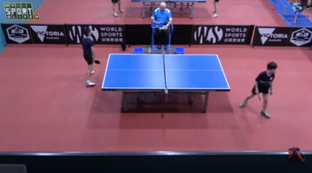 U11 Boys' Singles QF: Ian Lin (NSW) vs. Lawrence Fan (SA)