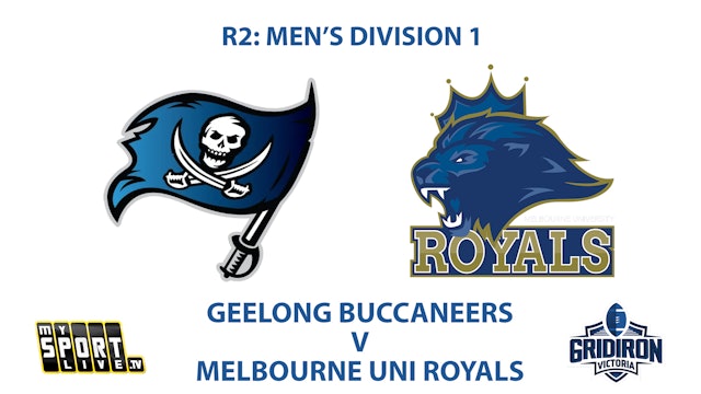 R2: Men's Division 1 - Geelong Buccaneers v Melbourne University Royals