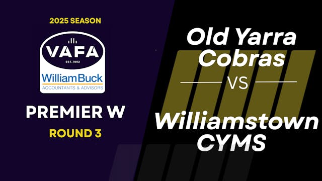 RD3 PREM W Old Yarra Cobras vs.Willia...