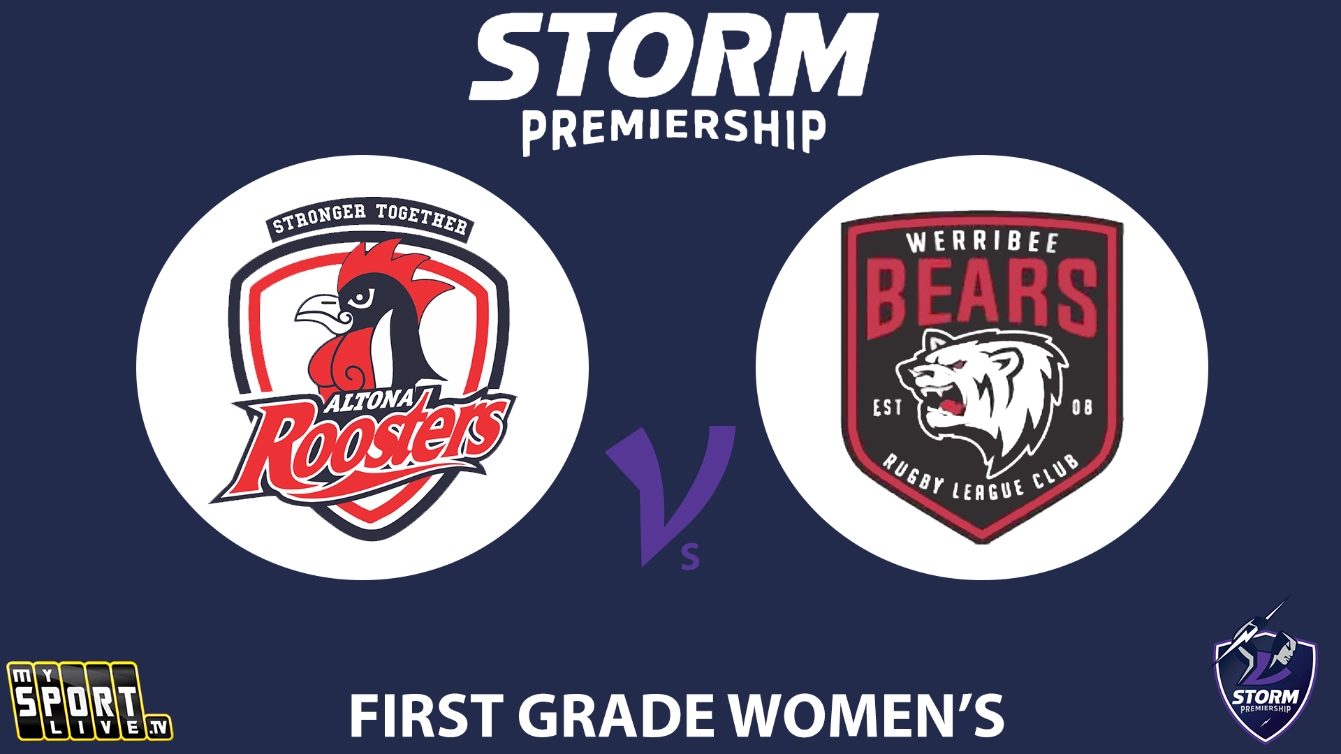 H1 2025 RD11 First Grade Women - Werribee Bears vs. Altona Roosters
