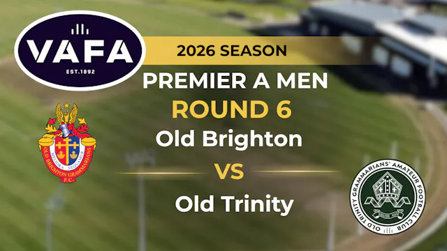 VAFA 2026 R6 PREM A Men’s Old Brighto...