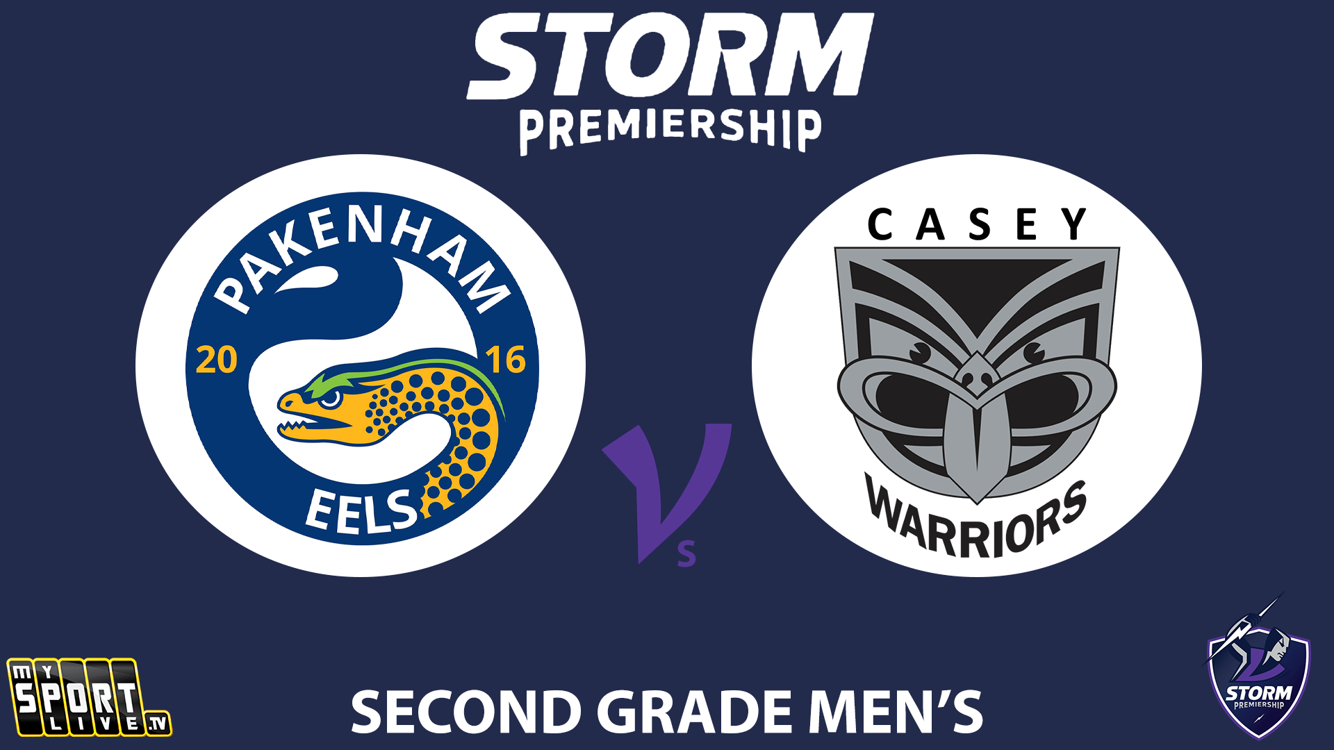 H2 2024 R9 Second Grade Men's: Pakenham Eels vs. Casey Warriors